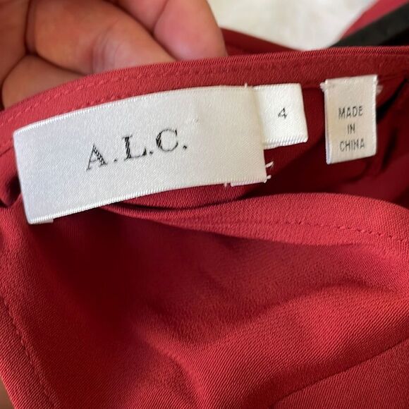 ALC Joselyn Cut Out Sheath Midi Dress Sleeveless 4 - Picture 4 of 8